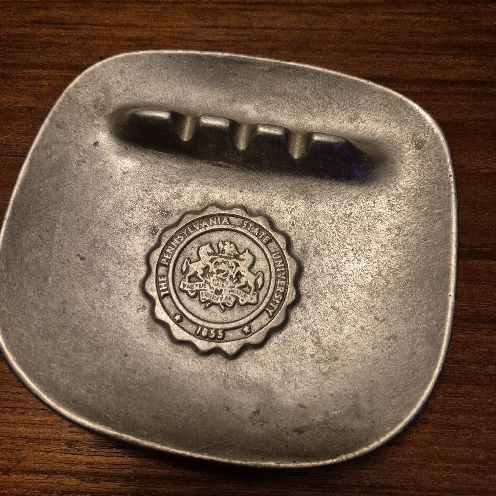 Vintage Pewter Ashtray